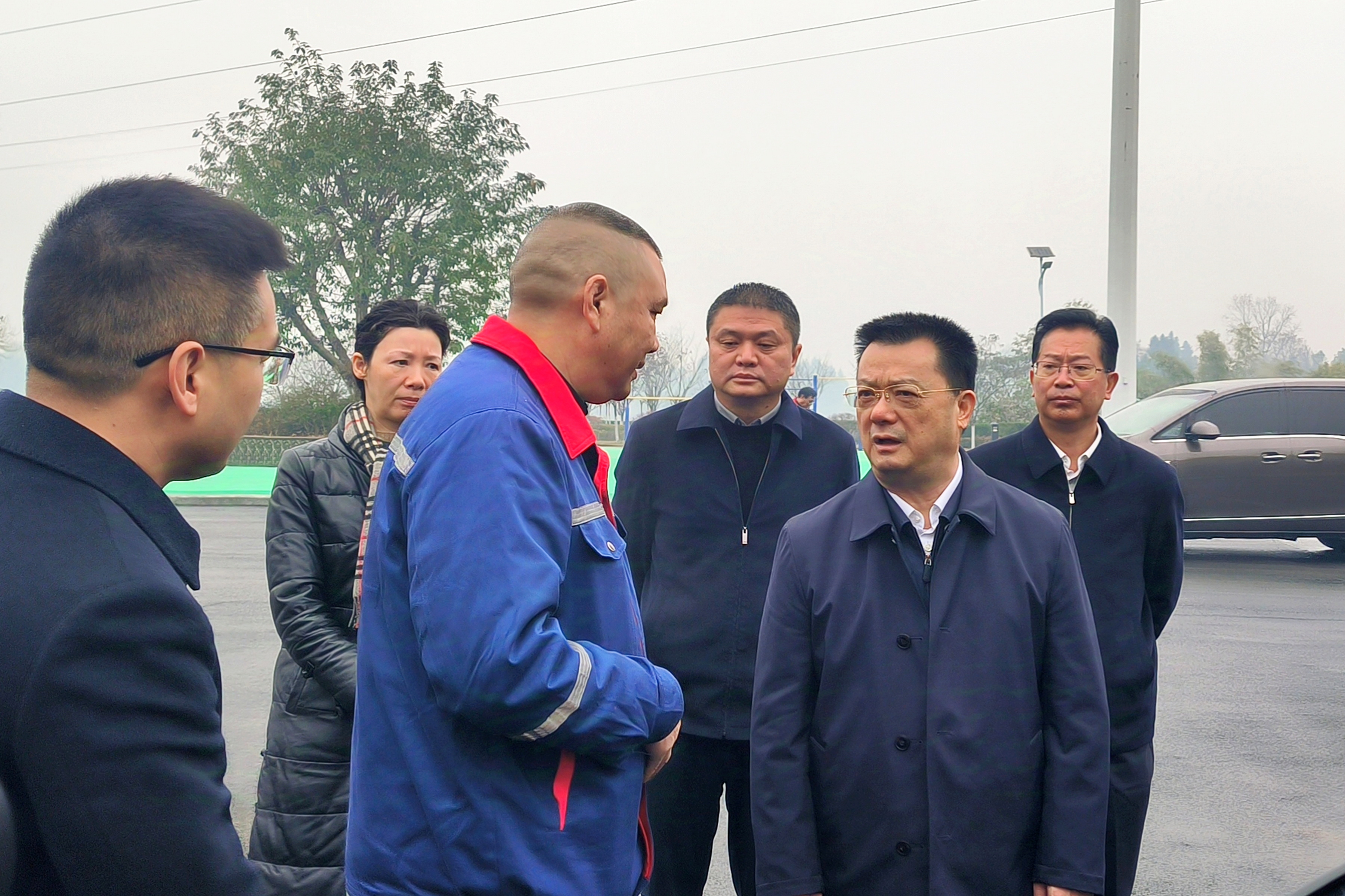 達州市人大常委會主任鄧瑜華一行到四川達州利森調研